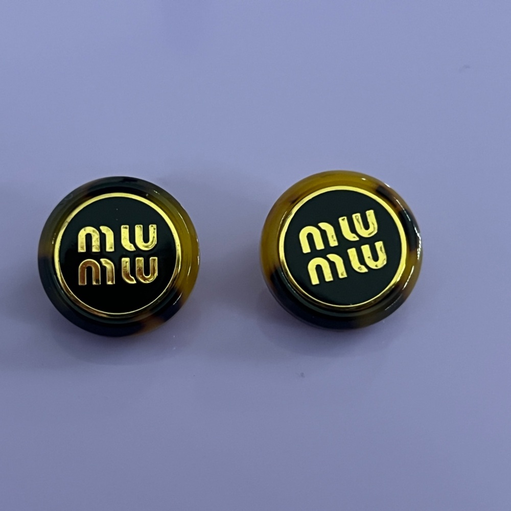 Button Earrings
